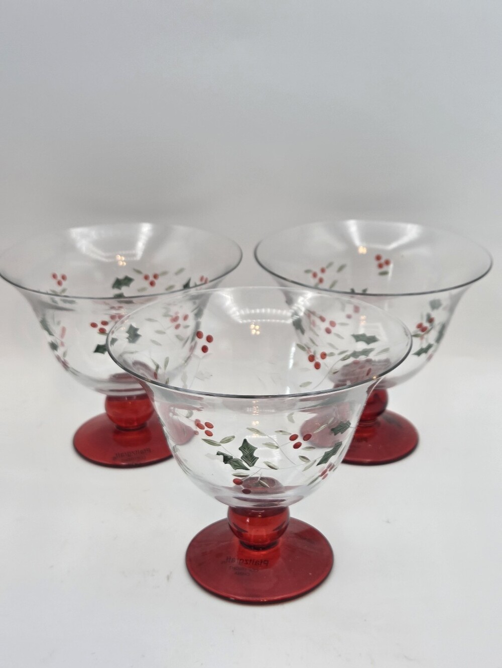 Pfaltzgraff Winterberry Pedestal Dessert Bowls